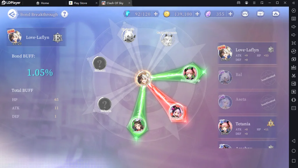 Clash of Sky เกมแนว Turn Based พร้อมระบบจีบสาว จัดทีมต่อสู้