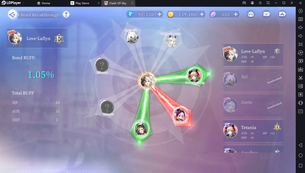 Clash of Sky เกมแนว Turn Based พร้อมระบบจีบสาว จัดทีมต่อสู้