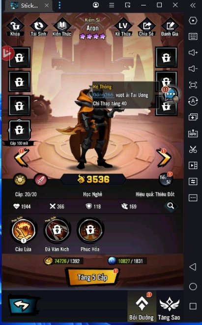 『HƯỚNG DẪN』STICKMAN AFK: Liên minh bóng đêm - So với những tựa game “người que” trước đây: Sự khác biệt làm nên tên tuổi & Cách tải game trên PC