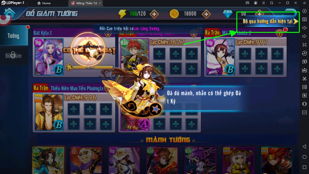 『HƯỚNG DẪN』Mộng Thiên Tử: Reroll Chiêu Mộ Tướng Nhiều Tài Khoản Trên LDPLayer