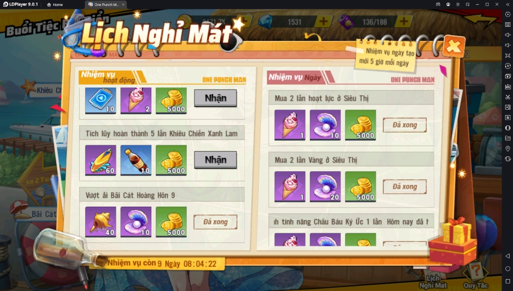 『HƯỚNG DẪN』One Punch Man The Strongest: Hướng Dẫn Sự Kiện Tiệc Bãi Biển Mừng Sinh Nhật Năm 2