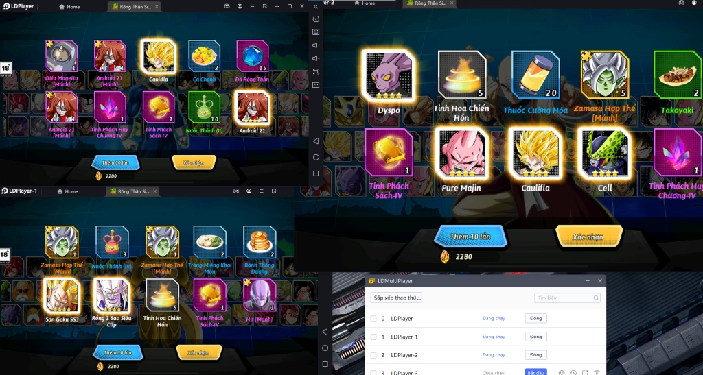 『HƯỚNG DẪN』Reroll Rồng Thần Siêu Cấp nhiều tài khoản nhanh và gọn trên PC