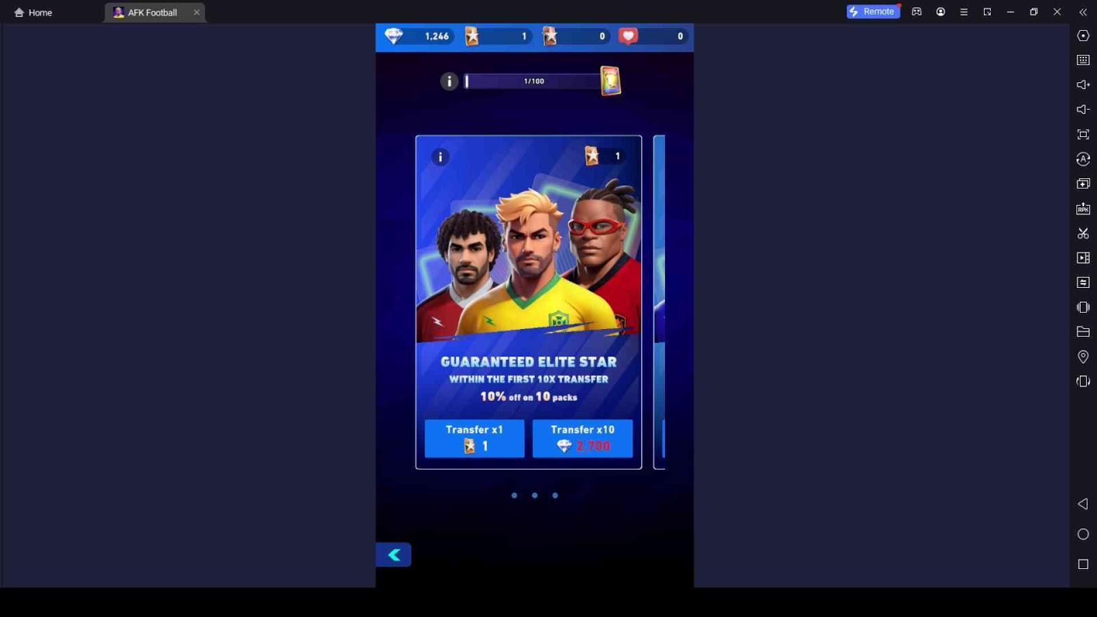 Recruit Stars to Your Team in AFK Football: RPG Soccer Games
