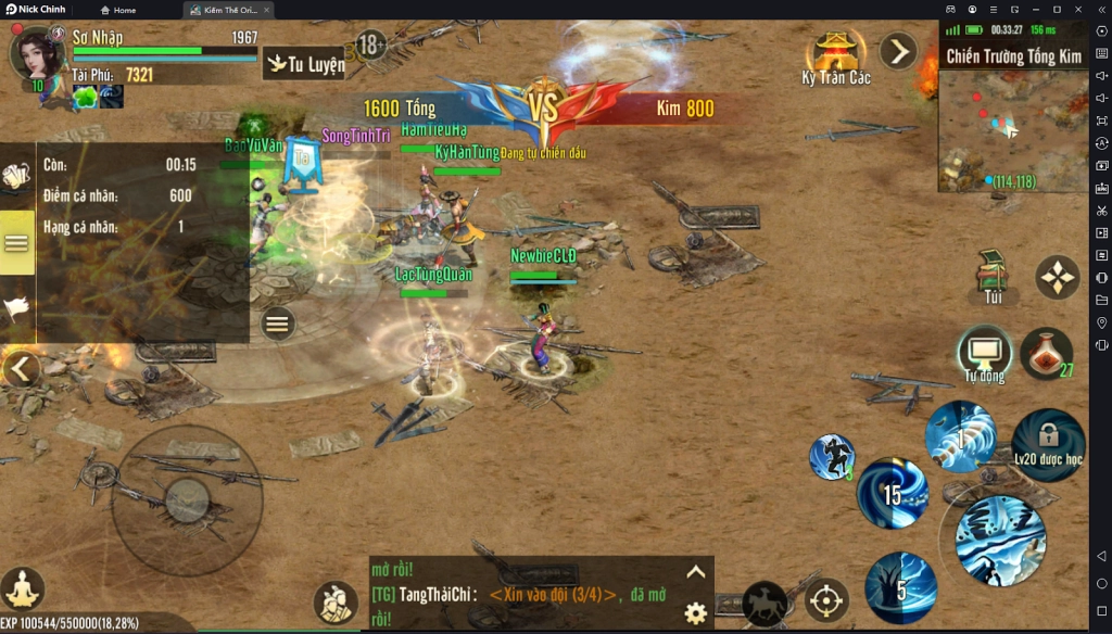 『HƯỚNG DẪN』Kiếm Thế Origin: Hướng Dẫn Build Sơ Lược Côn Lôn - Nâng Cấp Tiềm Năng Và Kỹ Năng