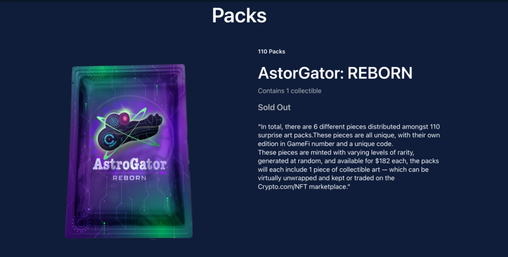 台灣團隊打造區塊鏈遊戲《AstroGator: REBORN》NFT