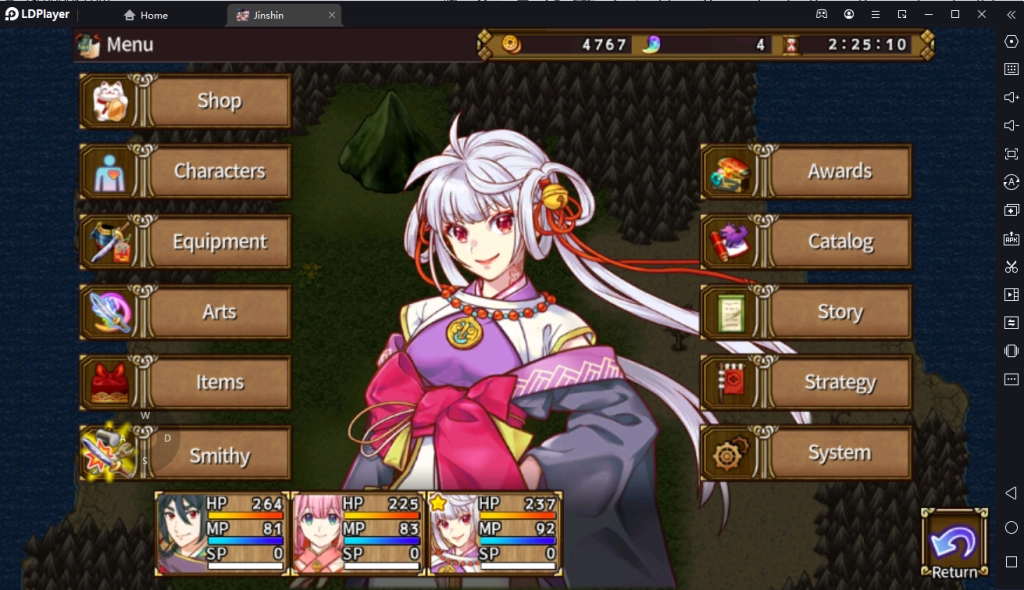RPG Jinshin เกมแนว Turn-Based RPG ใช้กลยุทธิ์พิชิตความชั่วร้าย