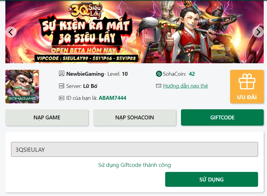 『HƯỚNG DẪN』3Q Siêu Lầy: Hướng Dẫn Cách Chơi Giai Đoạn Đầu Game