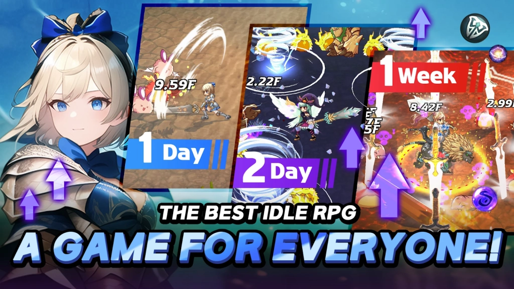 Batalhas intermináveis te aguardam em: Angel Fantasia - Idle RPG, faça o pré-registro agora!