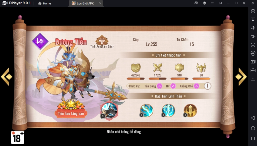 『HƯỚNG DẪN』Lục Giới AFK: Top 9 Nhân Vật Mạnh Đầu Game Nên Dùng