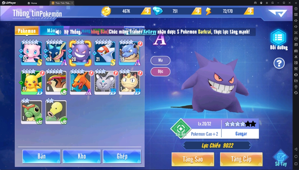 『HƯỚNG DẪN』Thức Tỉnh Thần Thú: Hướng dẫn Tân thủ chọn Pokemon “Mạnh” - “Dễ nuôi” đầu game & cách tải game trên PC.