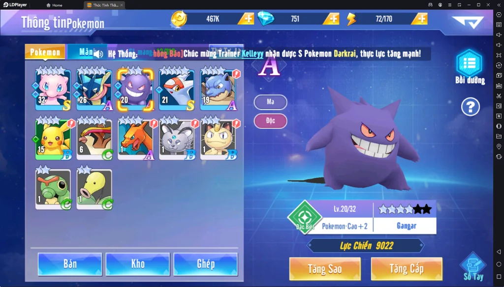 『HƯỚNG DẪN』Thức Tỉnh Thần Thú: Hướng dẫn Tân thủ chọn Pokemon “Mạnh” - “Dễ nuôi” đầu game & cách tải game trên PC.