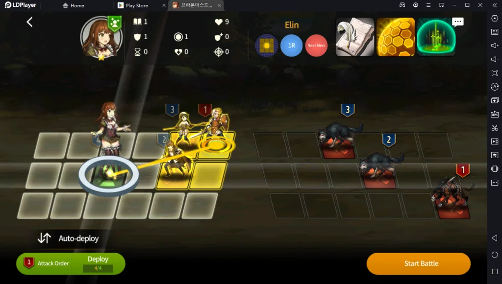 Brave Nine Story เกมแนว RPG ผจญภัยวางกลยุทธ์สุดมัน แบบจัดทีมต่อสู้