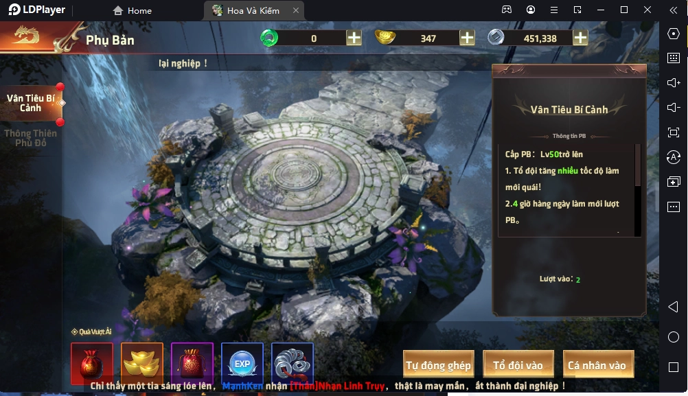 『HƯỚNG DẪN』Hoa và Kiếm Soha Game : Cách Kiếm Tài Nguyên Cho Tân Thủ