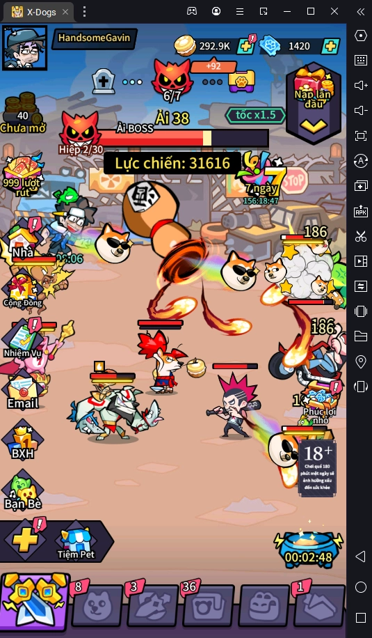 『HƯỚNG DẪN』X-Dogs: Siêu Khuyển Cách Chơi Chuẩn Trong Giai Đoạn Đầu Game