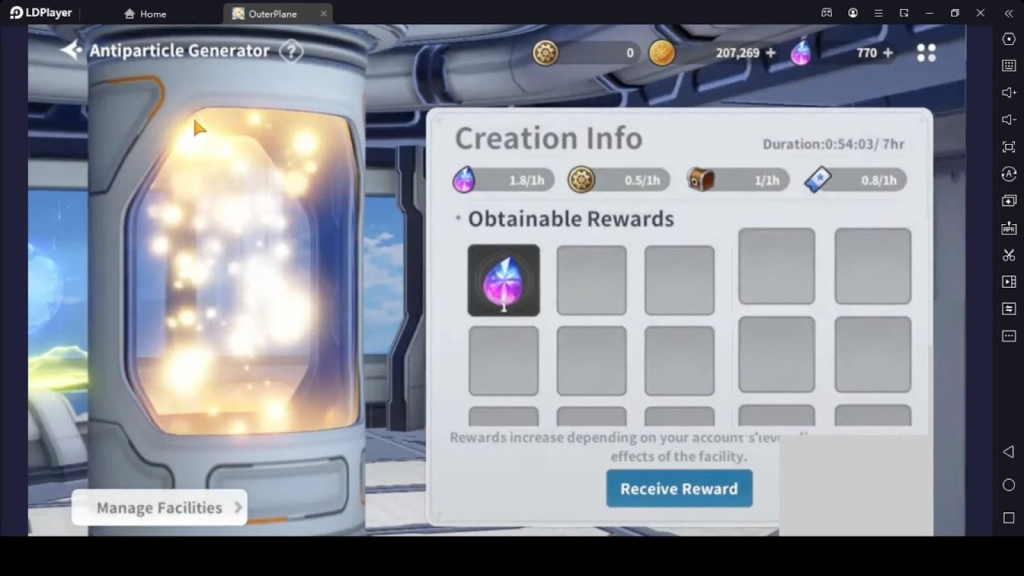 Antiparticle Generator