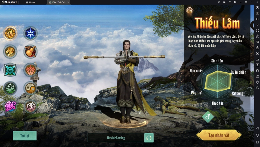 『HƯỚNG DẪN』Kiếm Thế Origin: Hướng Dẫn Build Sơ Lược Thiếu Lâm - Nâng Cấp Tiềm Năng Và Kỹ Năng