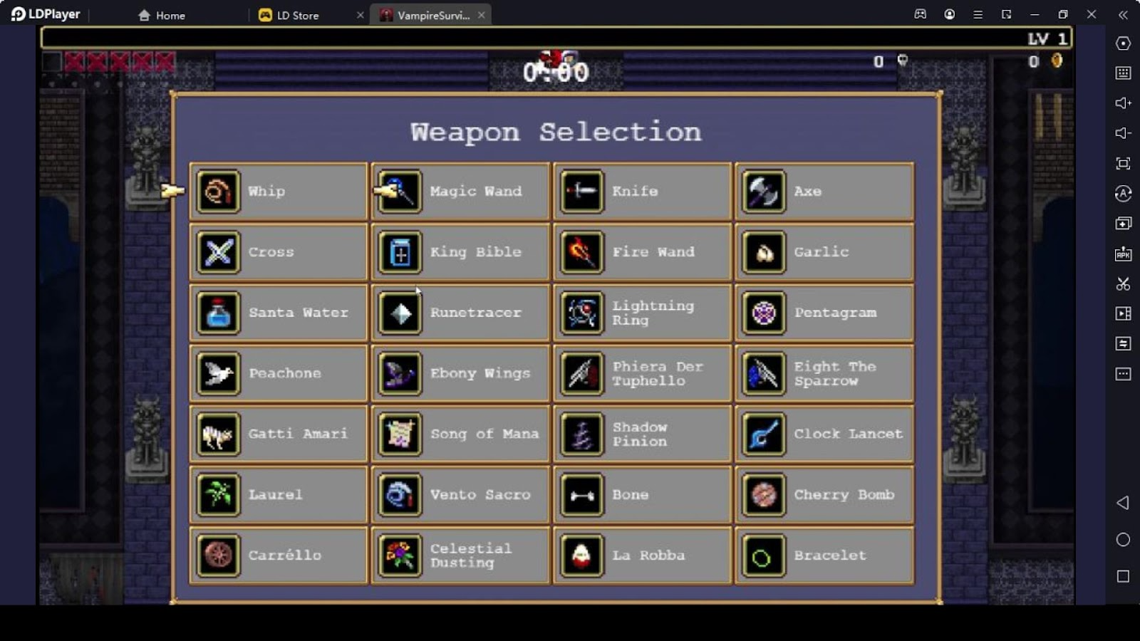 Choose the Best Weapons and Skills