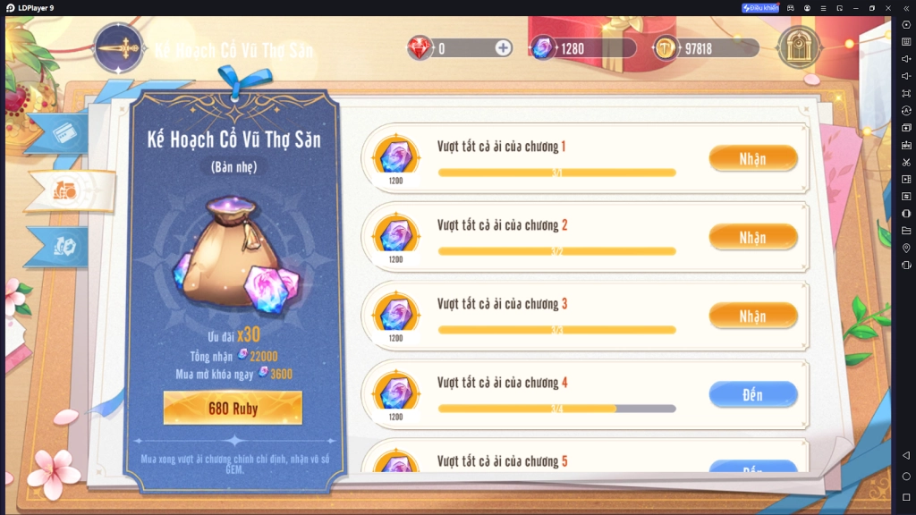 『HƯỚNG DẪN』Cách farm gem và sử dụng gem hiệu quả trong Dragon Waifu: Thợ Săn Rồng