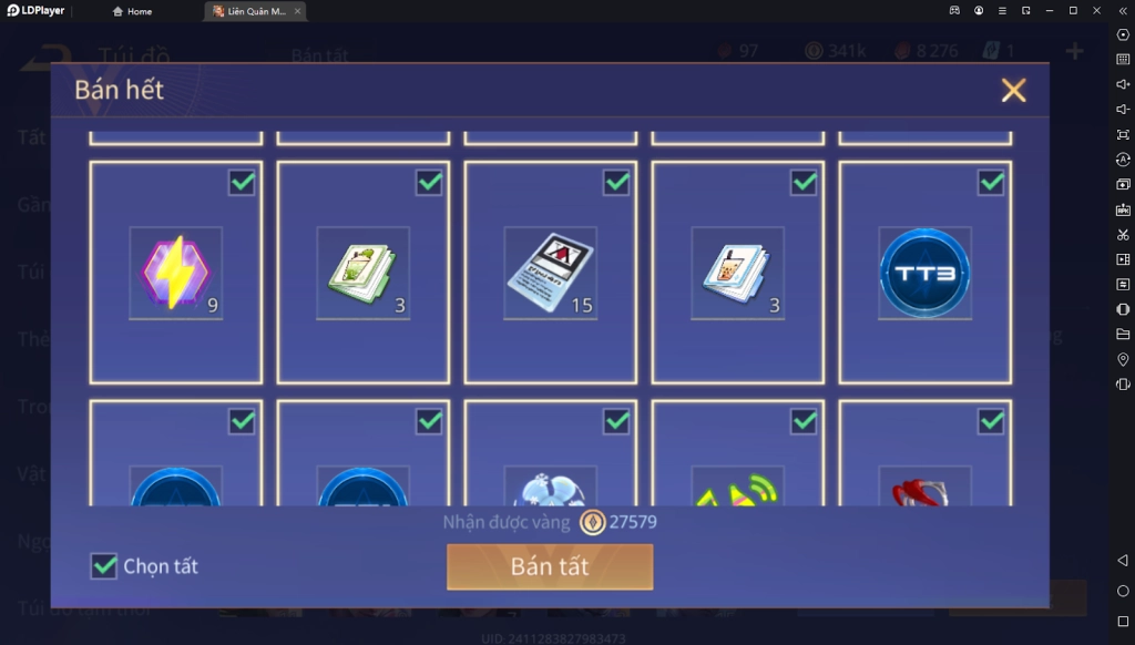 LIÊN QUÂN MOBILE - Cập Nhật Điều Chỉnh Tướng, Tính Năng Bán Vật Phẩm