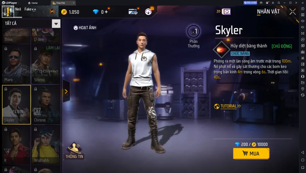 Garena Free Fire: Tier List/ Bảng Xếp Hạng Nhân Vật mới nhất