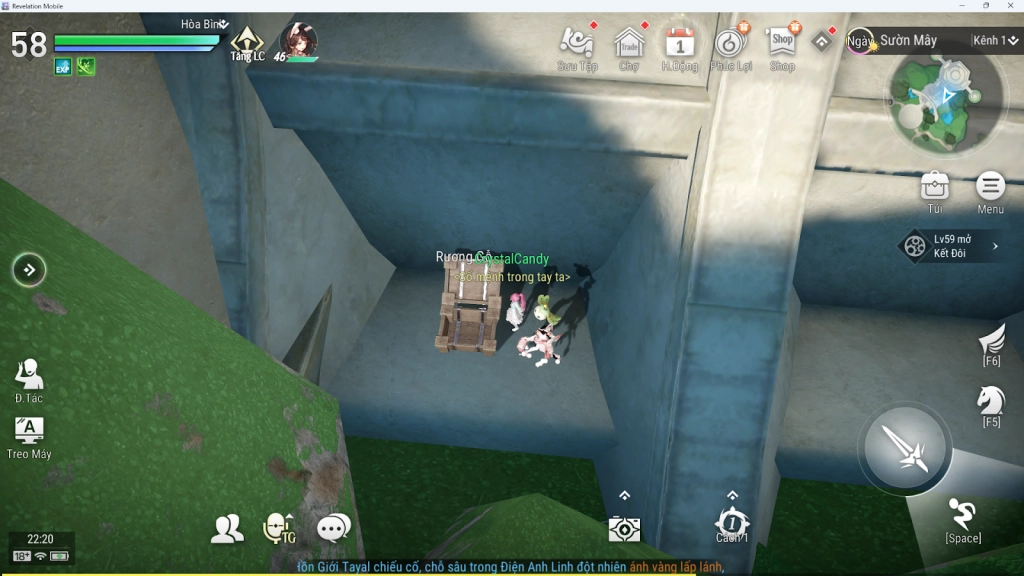 『HƯỚNG DẪN』Revelation - Thiên Dụ VNG vị trí rương báu thám hiểm Sườn Mây phần 1