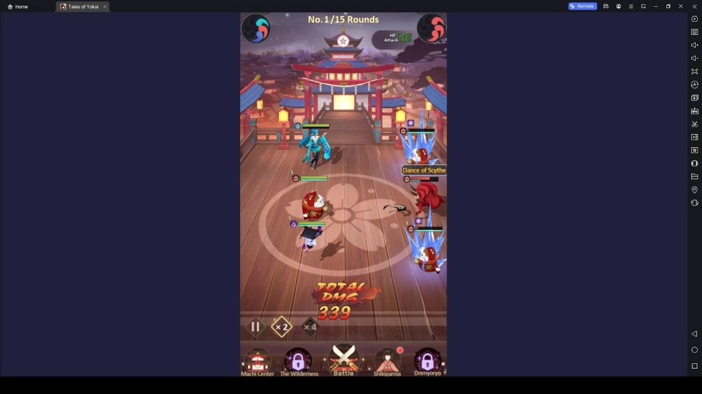 Battling with Yokai