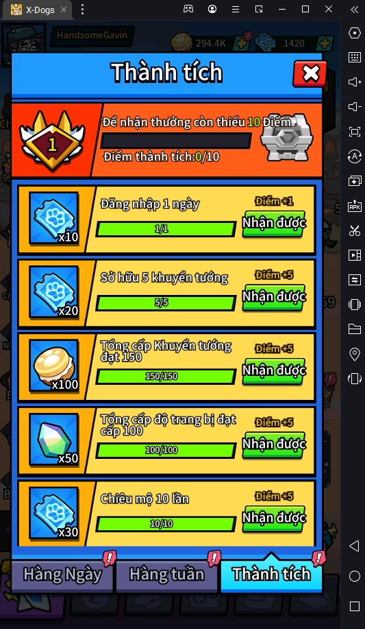 『HƯỚNG DẪN』X-Dogs: Siêu Khuyển Cách Chơi Chuẩn Trong Giai Đoạn Đầu Game