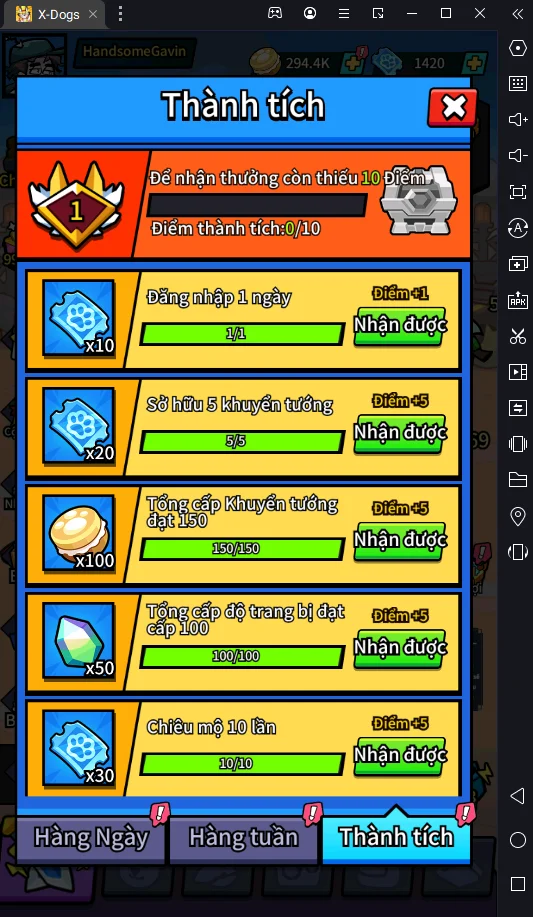 『HƯỚNG DẪN』X-Dogs: Siêu Khuyển Cách Chơi Chuẩn Trong Giai Đoạn Đầu Game