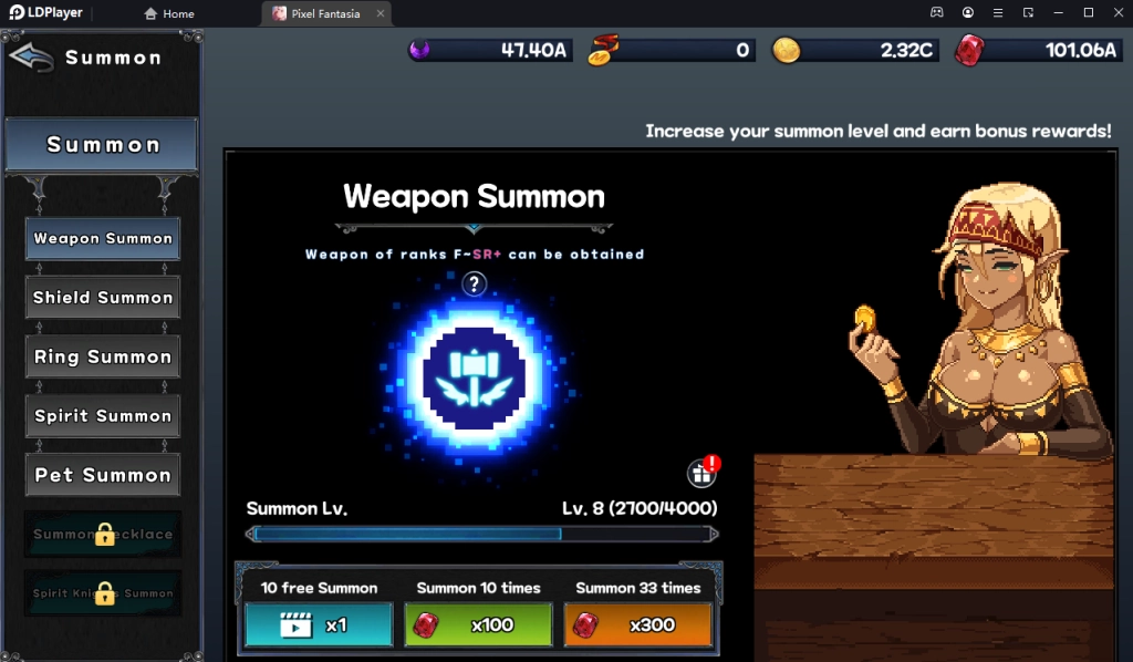 Pixel Fantasia แนะนำตัวที่ควรหา & เทคนิค Reroll หาตัวละครเร็วขึ้น 4 เท่า บน LDPlayer9