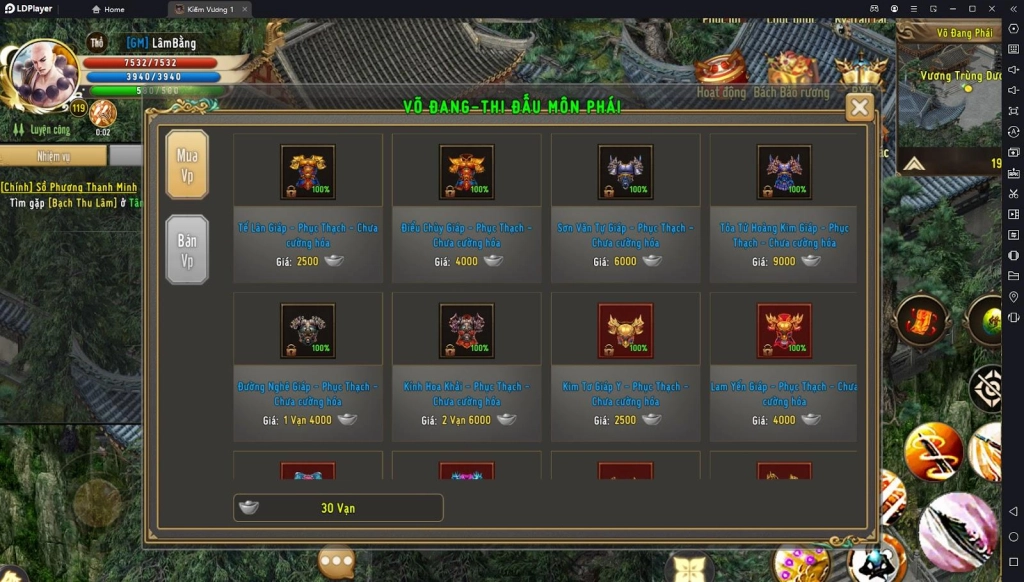 『HƯỚNG DẪN』Kiếm Vương 1 ADNX : Tính năng Thi Đấu Môn Phái & cách tải game trên PC