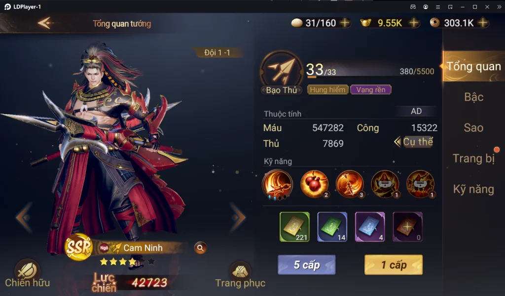 『HƯỚNG DẪN』Cái Thế Tranh Hùng: Xây dựng đội hình Ngô Quốc chuẩn & Cách tải trên PC.
