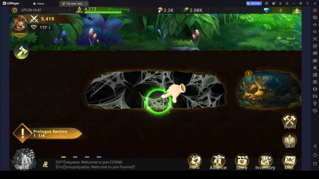 Clear More Stones and Spider Webs for Resources