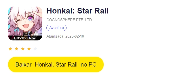 Pré-registro do Honkai: Star Rail e como jogá-lo diretamente do seu computador!