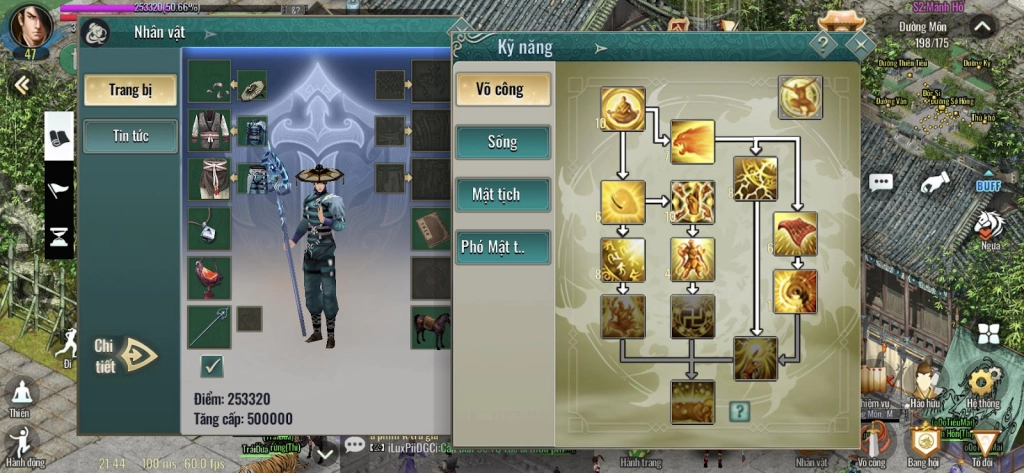 Kiếm Hiệp Tình 2 Mobile: Hướng Dẫn Build Điểm Và Yếu Quyết Thiếu Lâm