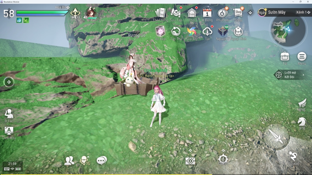 『HƯỚNG DẪN』Revelation - Thiên Dụ VNG vị trí rương báu thám hiểm Sườn Mây phần 1