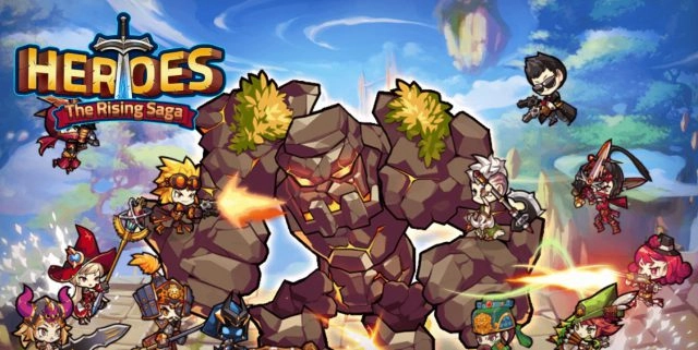 Heroes : The Rising Saga เกมแนว RPG จัดทีมรวมฮีโร่ ต่อสู้และพิชิตเมือง