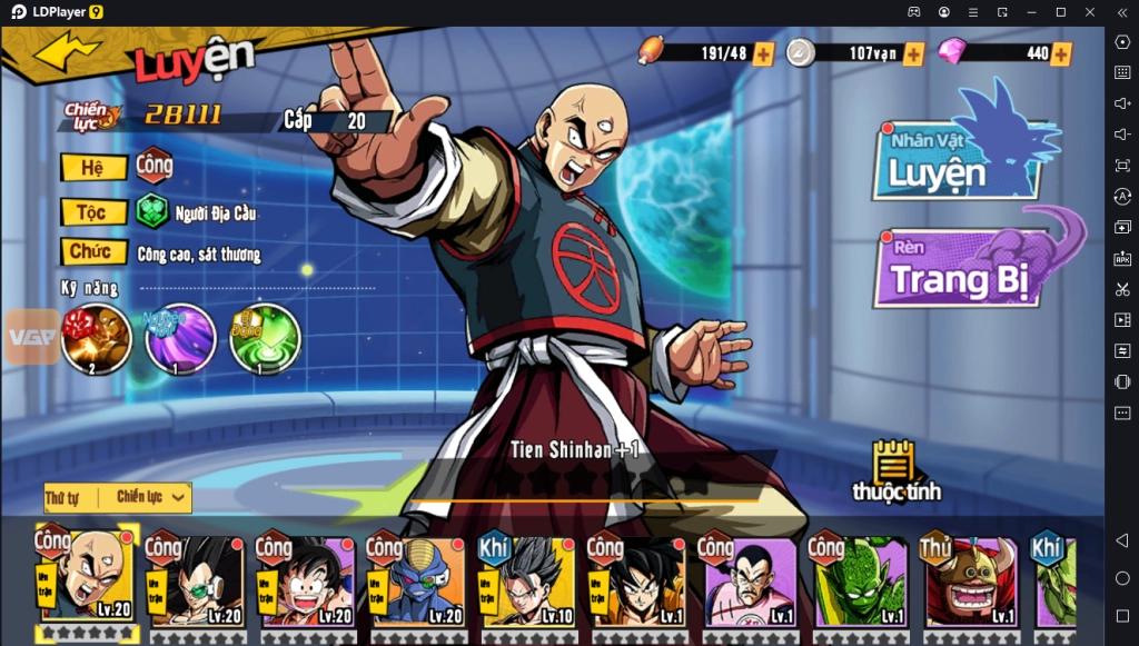 『HƯỚNG DẪN』Bản Năng Vô Cực 3D: Top Nhân Vật Quốc Dân Đầu Game