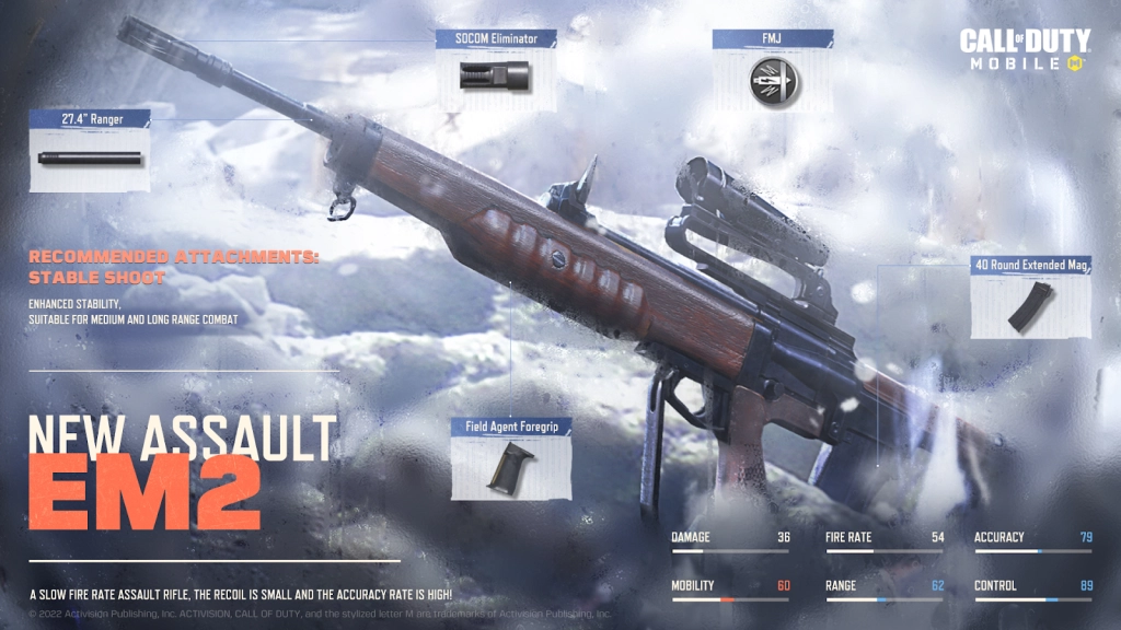 Venha lutar nos campos nevados de Call of Duty: Mobile - Temporada 11 está para lançar!