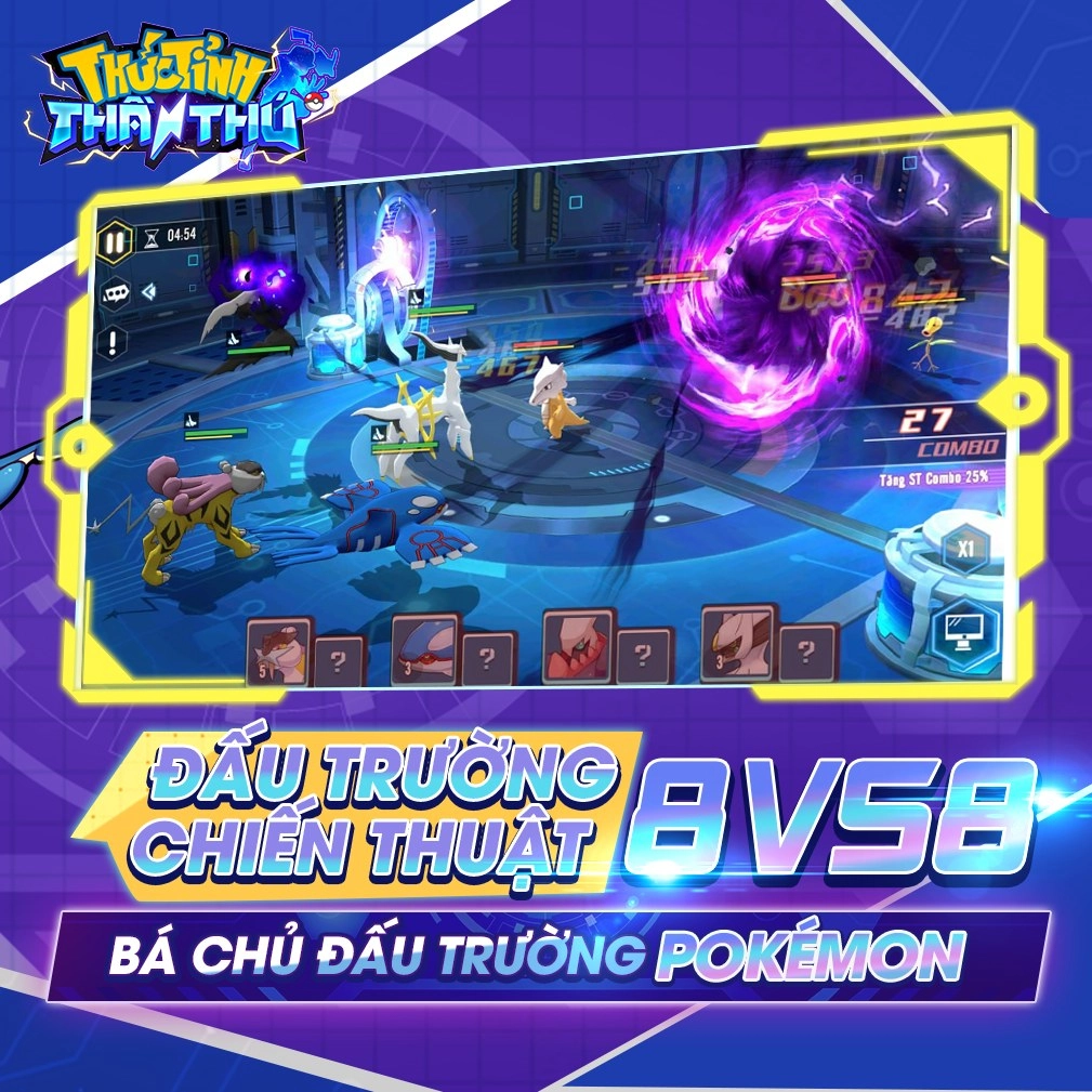 『GAME MỚI』Thức Tỉnh Thần Thú: Bá Chủ Đấu Trường Pokemon sắp ra mắt làng Game Việt & Cách tải game trên PC