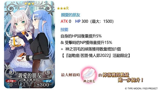 《FGO》繁中版情人節2022舉辦，12/1用御主之力傳遞愛吧！