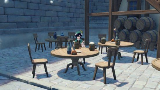 Emplacements des personnages de Genshin Impact Windblume – Venti