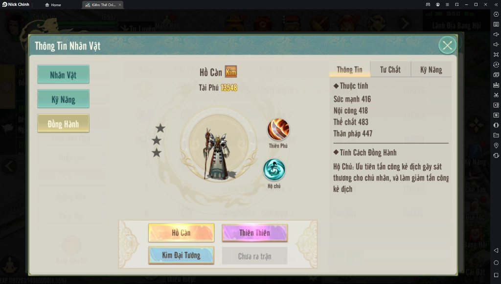 『HƯỚNG DẪN』Kiếm Thế Origin: Hướng Dẫn Build Sơ Lược Thiên Vương - Nâng Cấp Tiềm Năng Và Kỹ Năng