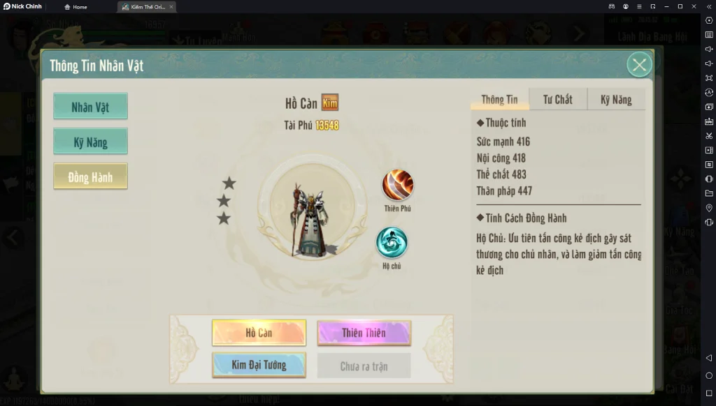 『HƯỚNG DẪN』Kiếm Thế Origin: Hướng Dẫn Build Sơ Lược Thiên Vương - Nâng Cấp Tiềm Năng Và Kỹ Năng