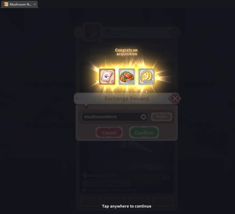Mushroom N Heroes RPG แจกโค้ดใหม่ Giftcode (16 โค้ด) ใหม่มากมายพร้อมวิธีกรอกบน LDPlayer9