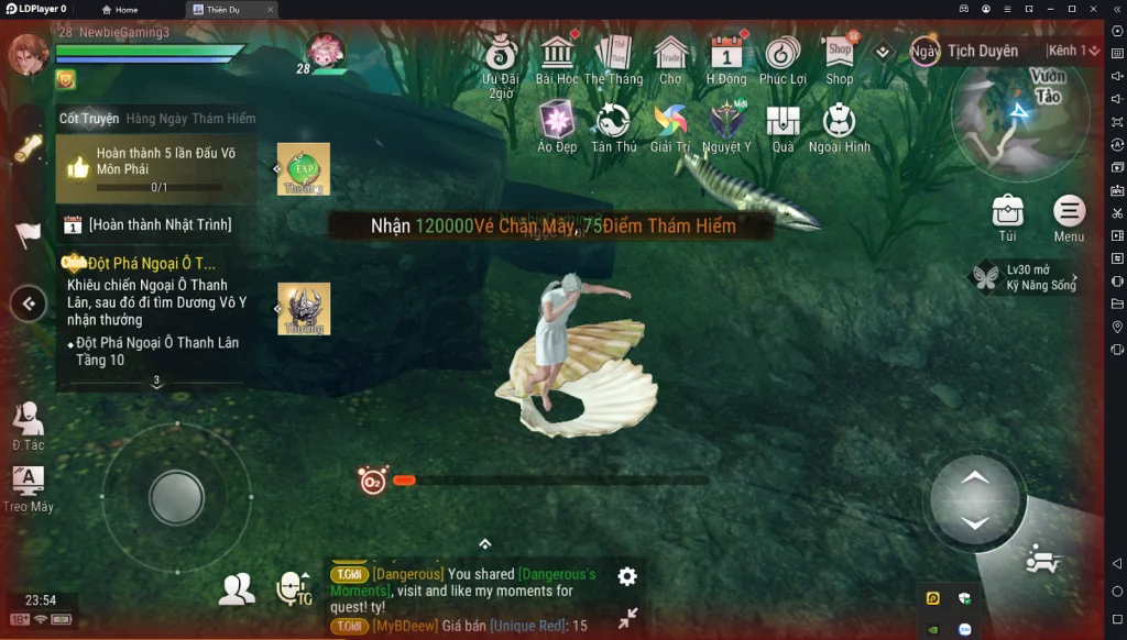 『HƯỚNG DẪN』Revelation - Thiên Dụ VNG: Vị Trí Rương Báu & Ngọc Trai Biển Tịch Duyên Phần 2.
