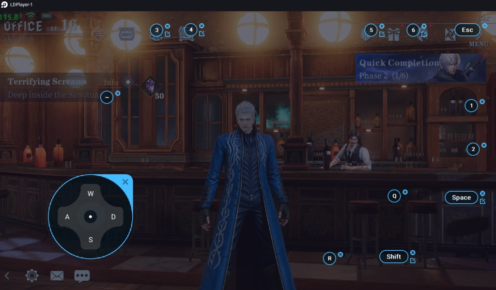 Devil May Cry M : Peak of Combat (Global) แนะนำวิธีตั้งค่า Controller และเล่นแบบ FULL HD 120 FPS บน LDPlayer9