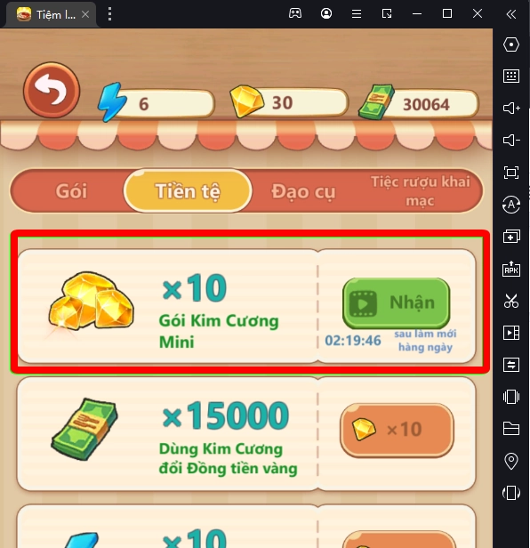 『HƯỚNG DẪN』Cách Kiếm Kim Cương Tiền Tiệm Lẩu Đường Hạnh Phúc & cách tải game trên PC