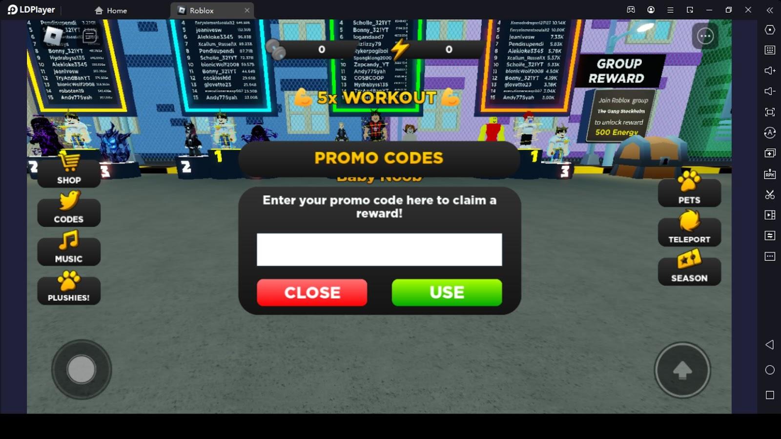 All Roblox Strongman Simulator codes in December 2023: Free Energy