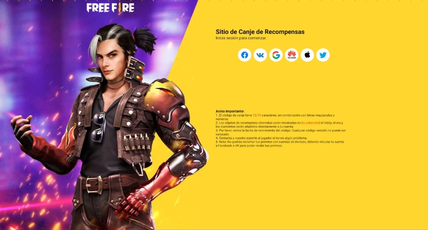 Códigos de canje de Free Fire (Diciembre 2023)