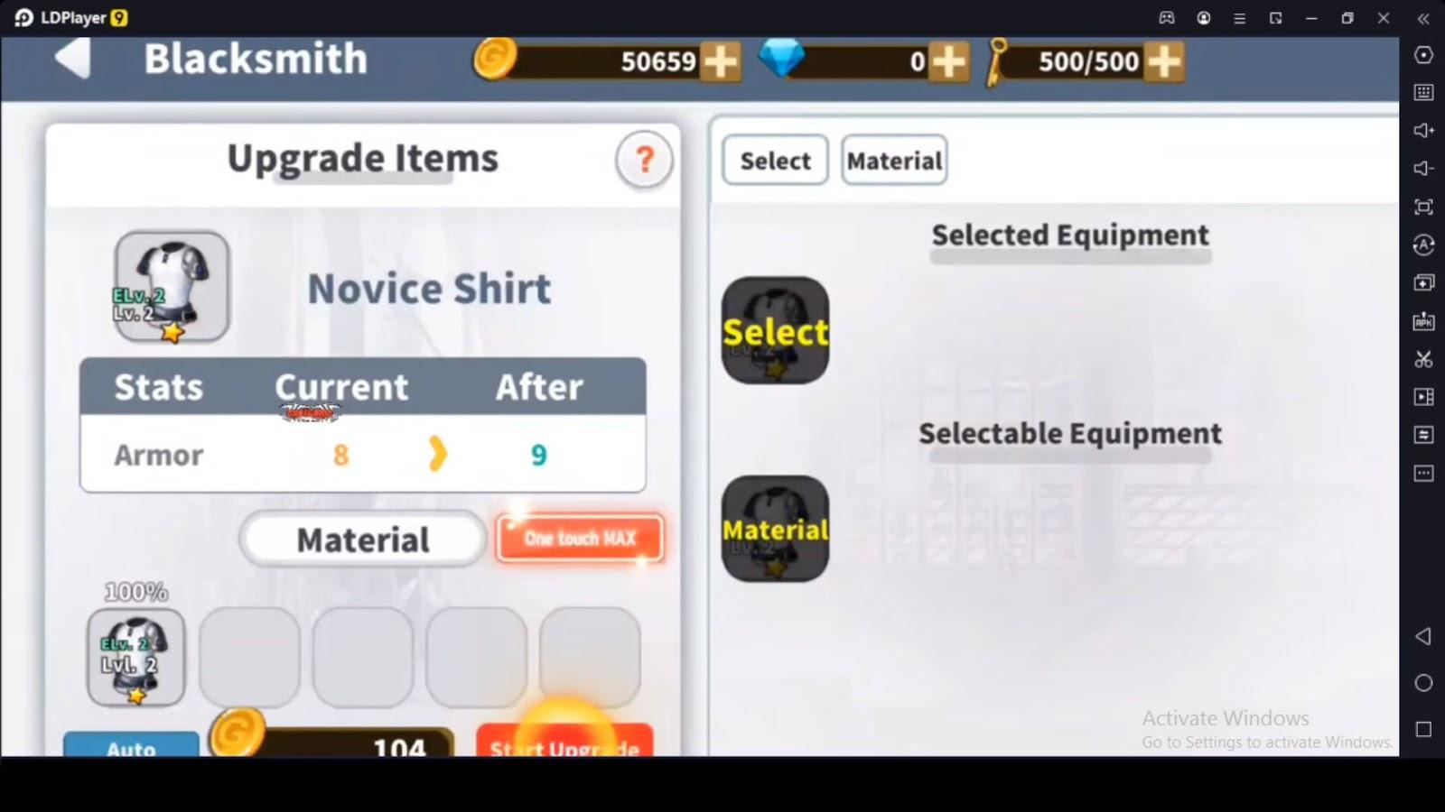 How to Upgrade Your Equipment in Sephiruth